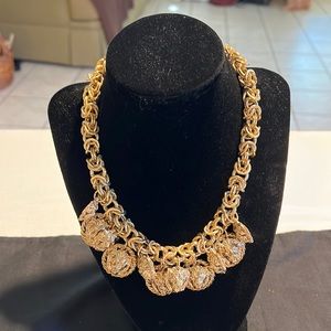 Rare vintage  80s Anne Klein “lions head necklace”